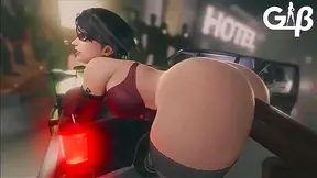 BBW Hentai Goddess Takes Massive Cock in Steamy Interracial Ride