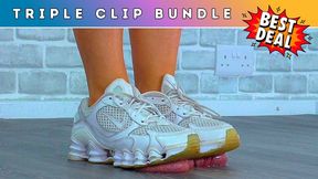 Goddess Amber - Crunching Your Balls Under My Old Nike Shox - Triple Bundle 1 (D75)