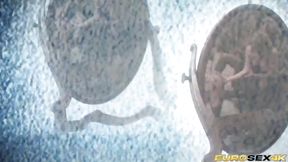 Vintage Euro Lesbians Anal session