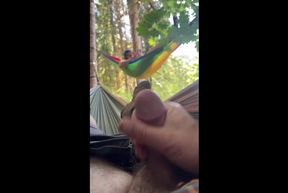 Guys Camping - Hammock time
