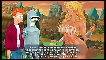 Lust in Space 03 - Fry &amp_ Bender Found Two Super Hot Busty Amazon - Parody Porn Game