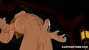 3D cartoon ebony hottie gets eaten out and fucked