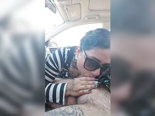 Paying for Uber with a blowjob-sex