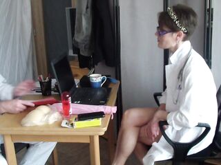 two doctors screwing during a break at work - part1