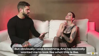 Saba Lapiedra Begs For Two Throbbing Cocks In Her First DP Encounter