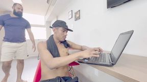 MY BEARDED LOVER KISSING ME AT THE END OF WORK DAY - BY ADAM BEARD AND JOSH SMITH - CLIP 1