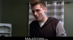 MaleIcons.com - Hot Latino twink Armond Rizzo's wild ride with lover Troy Accola's bi