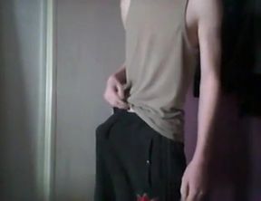 Skinny Twink Plays with a Huge Sex Toy