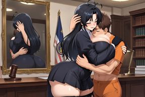 Hot Judge Sentences Handsome Guys to Life of Passionate Dungeon Creampie Luxury Fantasy