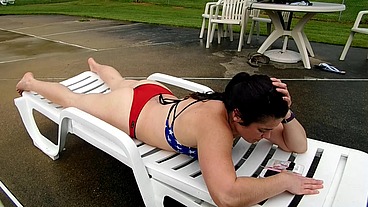 Public Pool Butt Plug Swimming