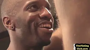 Black Fisting Jock Fists White Hairy Ass Of Bf In Jockstrap