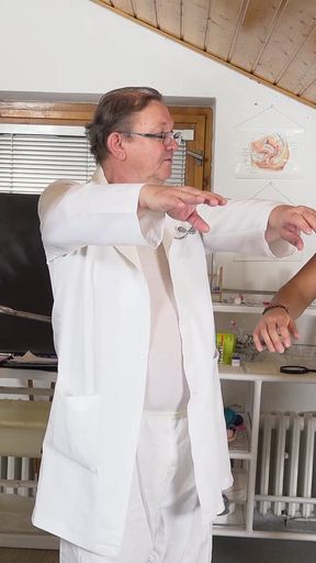 Medical Exam of Sexy College Student Juliia
