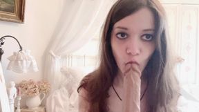 playing with my soft pale tits - DOLLSCULT