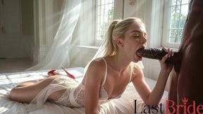 this horny married bitch cheated on her husband right on their wedding day, begging me to fuck her pussy raw [ai]