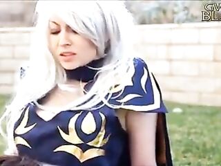 Ashe and Caitlyn League of Legends Lesbian Cosplay Porn
