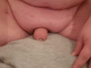 Fat chubby hump pillow like a good girl and ruined his orgasm