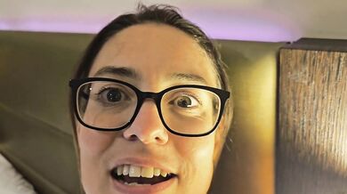 Listening to loud couple fucking in hotel as I rub my clit and finger myself