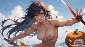 Pumpkin Glow & Blue Hair Solo Mug Seduction