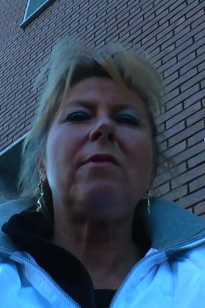 German blonde milf Anita teaches her busty blonde babe how to face a sexual threesome to get aroused and fully enjoy