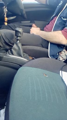 Masturbation in the car while driving