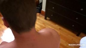 Muscle Hunk wt 9 Incher Cock Jerks & Fucks Toy Brad