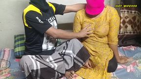 Desi village wife with husband first time romance