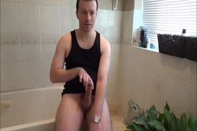 lustful Masculine With thickest wang disrobes Off And Jizzes