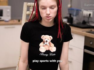 Kuporovaa Krupa craves to burn calories with sex ( jizz flow )