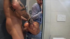 Horny Claudia Mac wants sex badly and fucks her boyfriend right in the shower