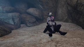 draenei girl on draenei girl action in a cave - warcraft porn parody