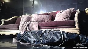 Mistress Legs' Christmas Gift: Sock Punishment and Snowfall Dessert From My Soles