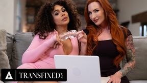 Redhead Milf Sophia Lockes Milf Lips Cum Swap With Colleague Eva Maxim After Hot Fuck