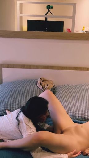 Thrilling moment from &quot;My lover asks me to record ourselves to masturbate when she is in bed with her husband&quot;