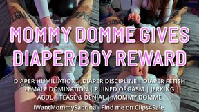 MommyDomme Rewards Her Diaper Boy With Edging & Ruined Orgasm (Featuring iWantMommySabirna & Teddy Dredd) [WMV]