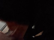 Sexy teen sucks crew members dick on cruise ship balcony