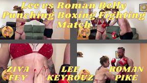 lee vs roman belly punch boxing fighting match 4k