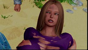 Hot milf Nami gives best bj to big cock in Spanish gaming porno