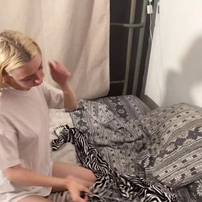 Stepbother&#039;s GF Surprises Me with a Blowjob