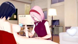 Hermaphroditism Hinata Nail Sakura(3 dimensional Anime Porn)