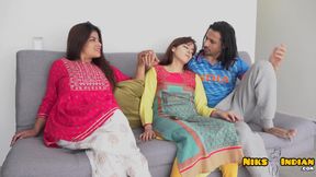 Cheating Husband Fucks Wife's Bitch Friend