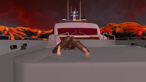 Animated 3D Gay Porn - Solo Black Man Shaking Dick in Doggy Style