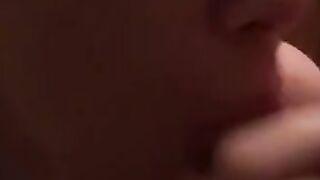 Fucked suck cuck and cum into the front door