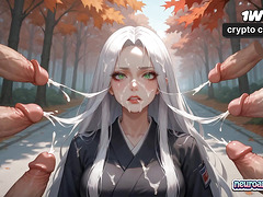 Slutty Autumn Bitch Rides CEO in Extreme Porn, Hardcore Fucking!