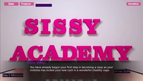First Day in Sissy Academy Gets Her Trainer’s Big Tits Destroyed
