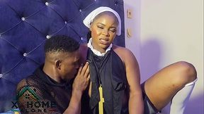 Fake Catholic Sister Sexyskaly Get Wild And Fuck The Mission Priest in NUN Dress.