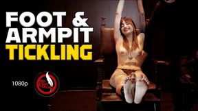 No Mercy for Ticklish Jane Tied Up and Tickled on the Tickle Chair | Fetish Tickling | 1080p