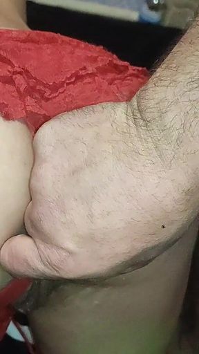 Licking Pussy of a Horny Snow Girl