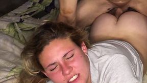 When She Begs for Rough Anal But He Whines Like a Bitch Cuz It Hurts Too Much