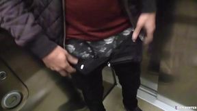 Greedy Guy Takes First Cock For Cash Cum Filled Euro POV