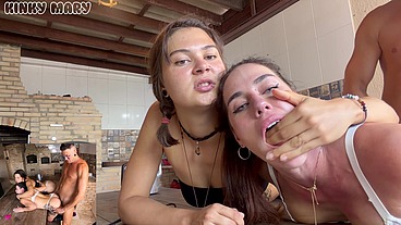 TWO GIRLS ONE MAN